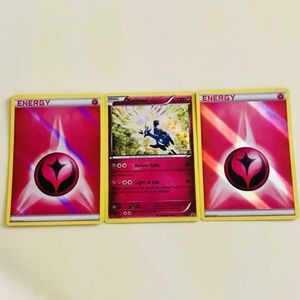 Pokémon Xerneas + Fairy Energy Trading Cards Lot